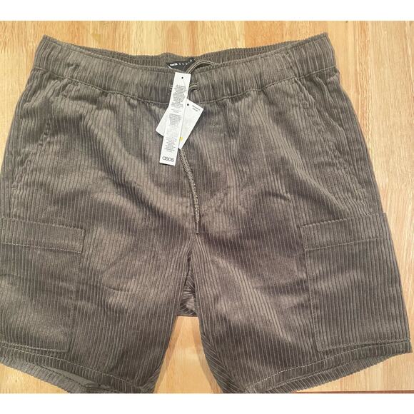 Osos Cordoroy Shorts, Wide Wale, Olive, Size, NWT, $27, B69 - Picture 8 of 8
